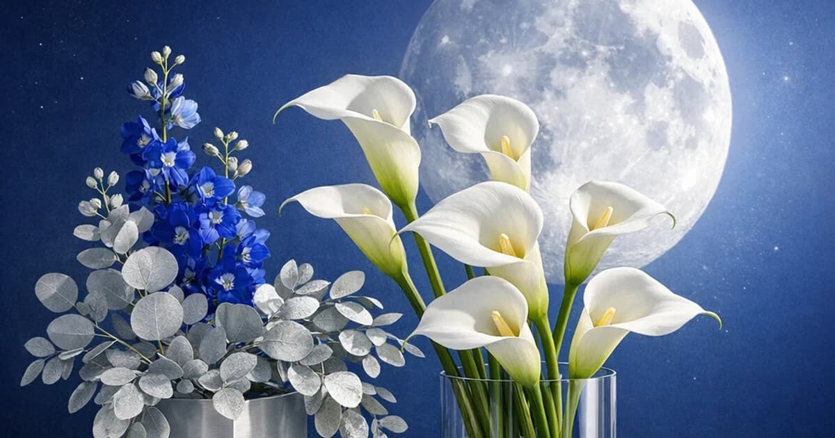 International Moon Day flowers and gift ideas from Lina Flowers in Van Nuys