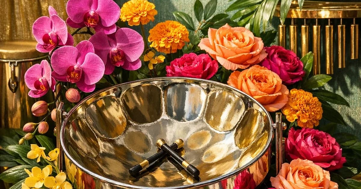 World Steelpan Day flowers and gift ideas from Lina Flowers in Van Nuys