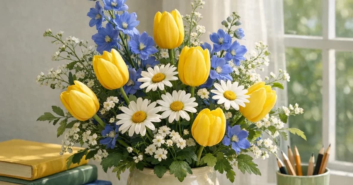 World Teachers' Day flowers and gift ideas from Lina Flowers in Van Nuys