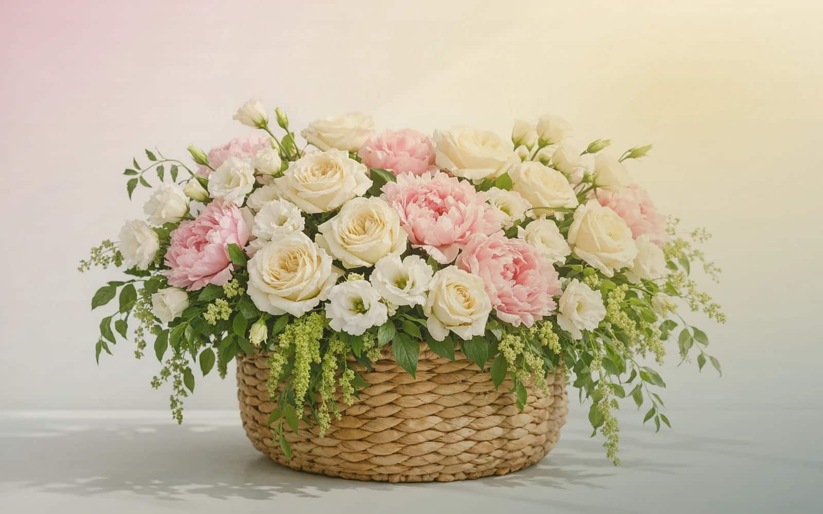 Black History Month flowers with red garden roses, golden craspedia, and deep eucalyptus, pan african crimson, honor gold, and deep forest color direction, and premium grounded, celebratory, dignified, and richly colored styling from Lina Flowers