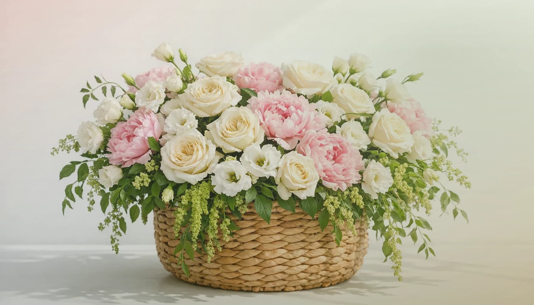 Indigenous Peoples' Day flowers collection banner with terracotta dahlias, sage eucalyptus, and gold craspedia and grounded, earth-rooted, dignified, and community-led styling from LiNa Garden