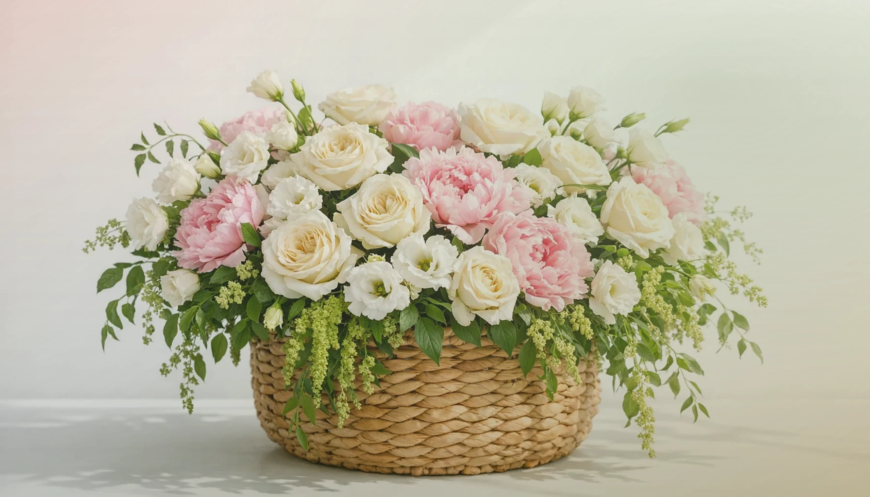 Indigenous Peoples' Day flowers collection banner with terracotta dahlias, sage eucalyptus, and gold craspedia and grounded, earth-rooted, dignified, and community-led styling from Lina Flowers