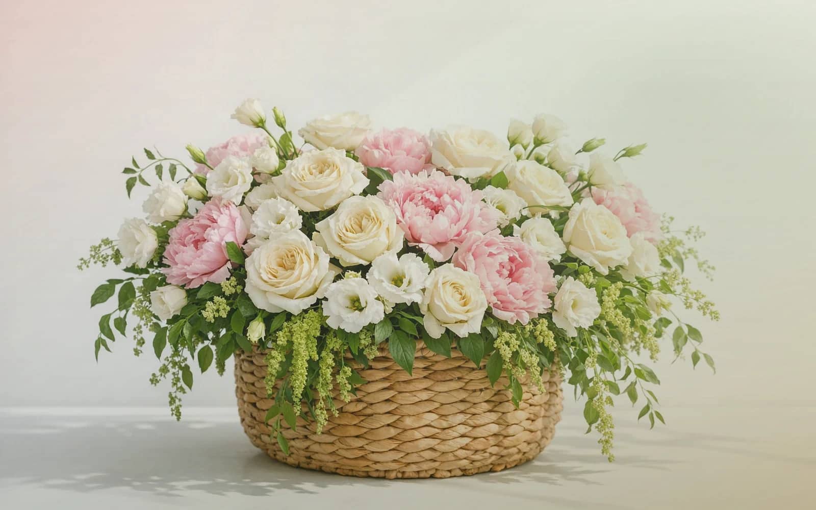 Indigenous Peoples' Day flowers with terracotta dahlias, sage eucalyptus, and gold craspedia, terracotta, sage green, and warm gold color direction, and premium grounded, earth-rooted, dignified, and community-led styling from Lina Flowers