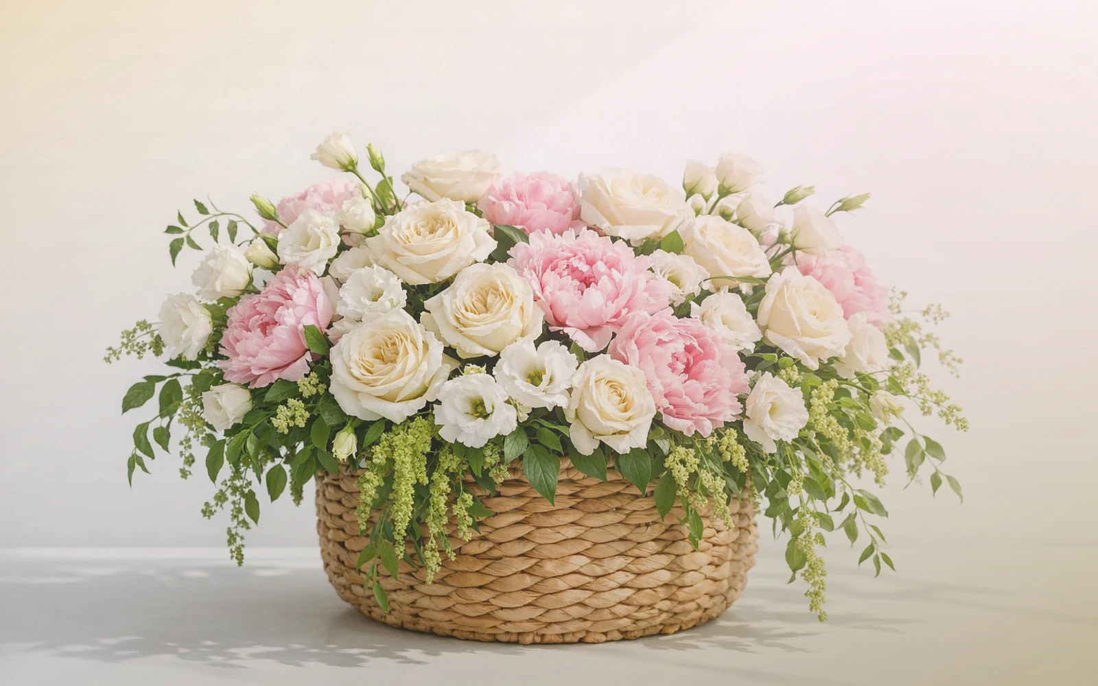 Raksha Bandhan flowers with marigolds, pink ranunculus, and garden roses, marigold yellow, soft pink, and warm gold color direction, and premium warm, ceremonial, sibling-led, and respectfully cultural styling from Lina Flowers