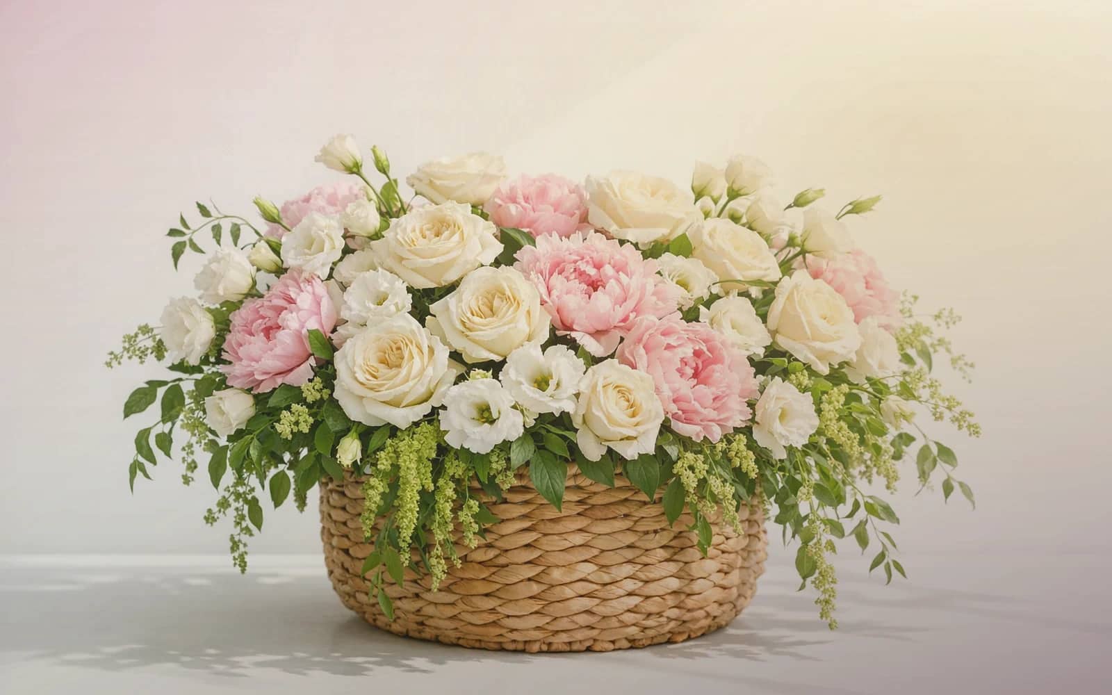 Three Kings Day flowers with red garden roses, burgundy ranunculus, and magnolia leaves, royal crimson, imperial gold, and burgundy velvet color direction, and premium ceremonial, jewel-toned, warm, and reverent styling from Lina Flowers