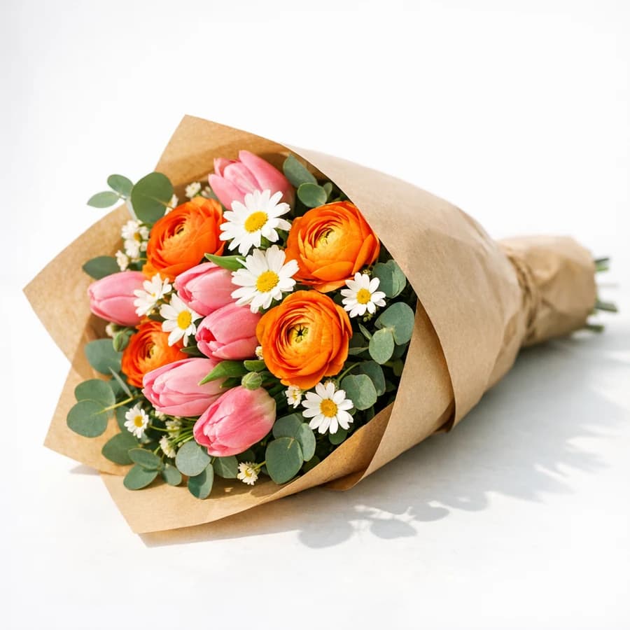 Fresh seasonal bouquet ready for same-day flower delivery