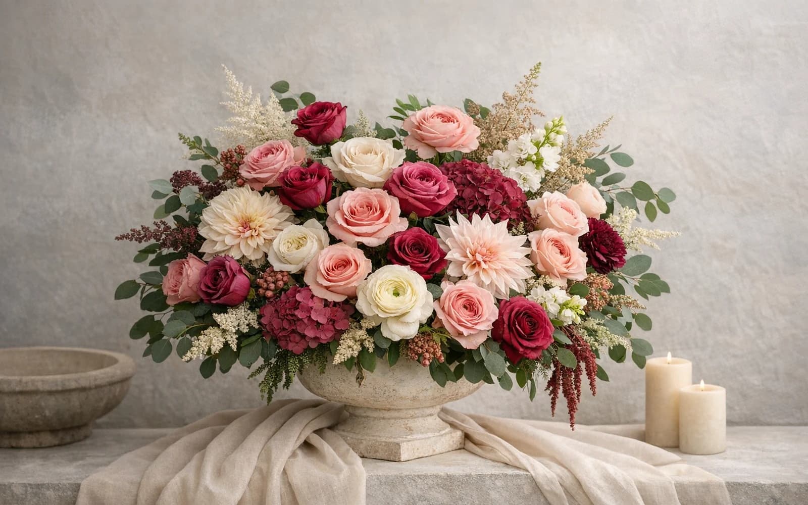 Burbank flower delivery image from Lina Flowers with full milestone arrangement styling for family celebrations and polished handoff