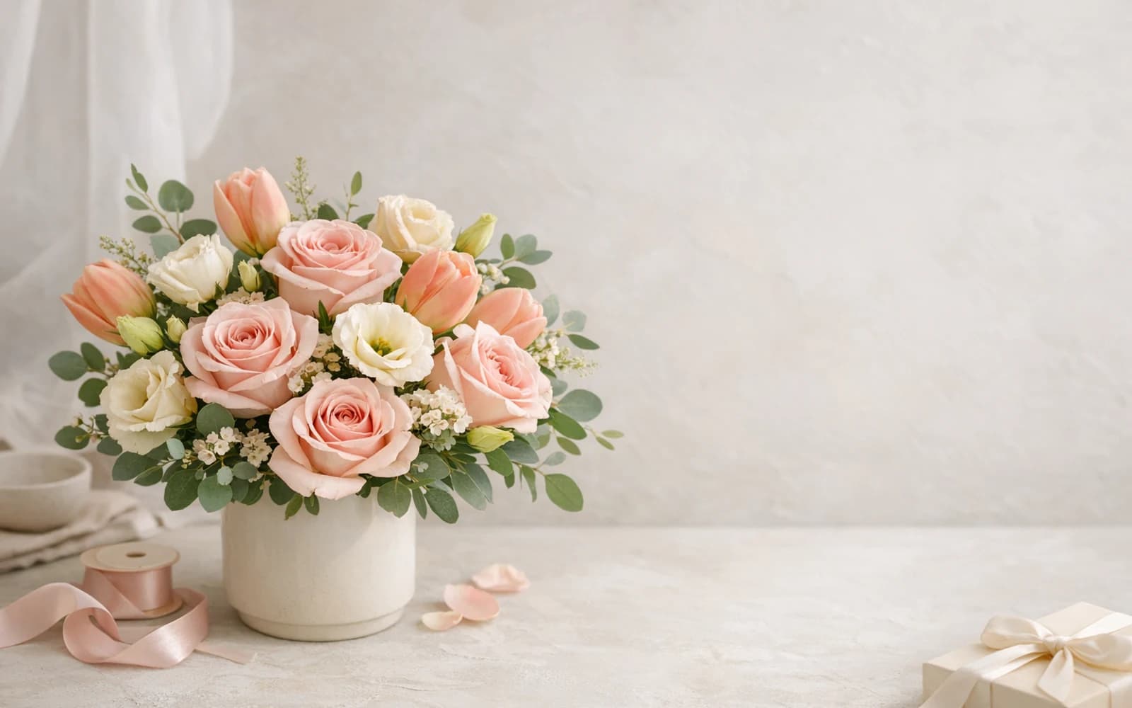 North Hollywood flower delivery image from Lina Flowers with soft pastel florals for birthdays, new baby gifts, and everyday moments