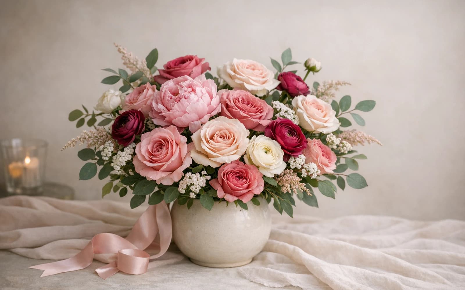 Evergreen occasion flowers from Lina Flowers styled for birthdays, anniversaries, and everyday gifting