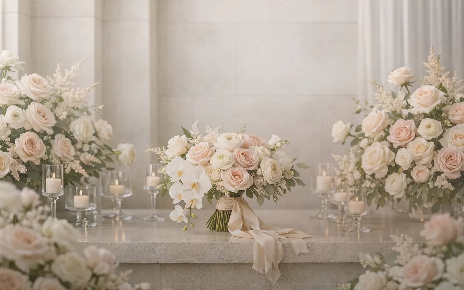 Santa Monica flower delivery image from Lina Flowers with airy coastal florals for planned Westside gifting