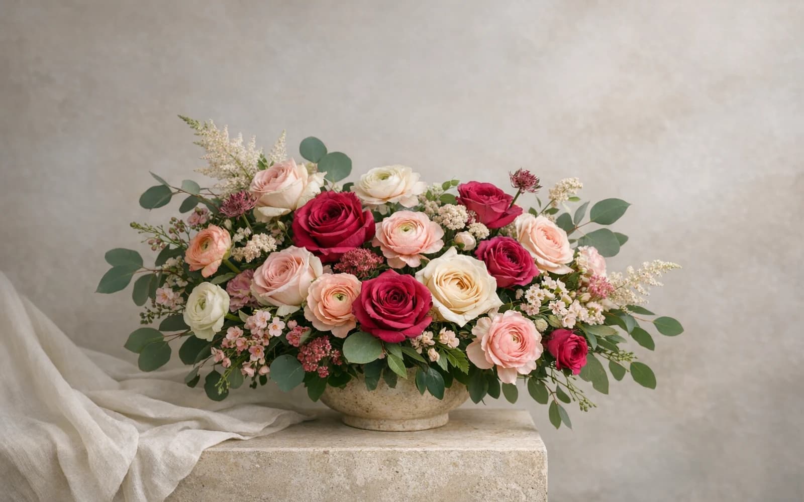 Neighborhood flower delivery image from Lina Flowers with generous blooms and refined local-service styling