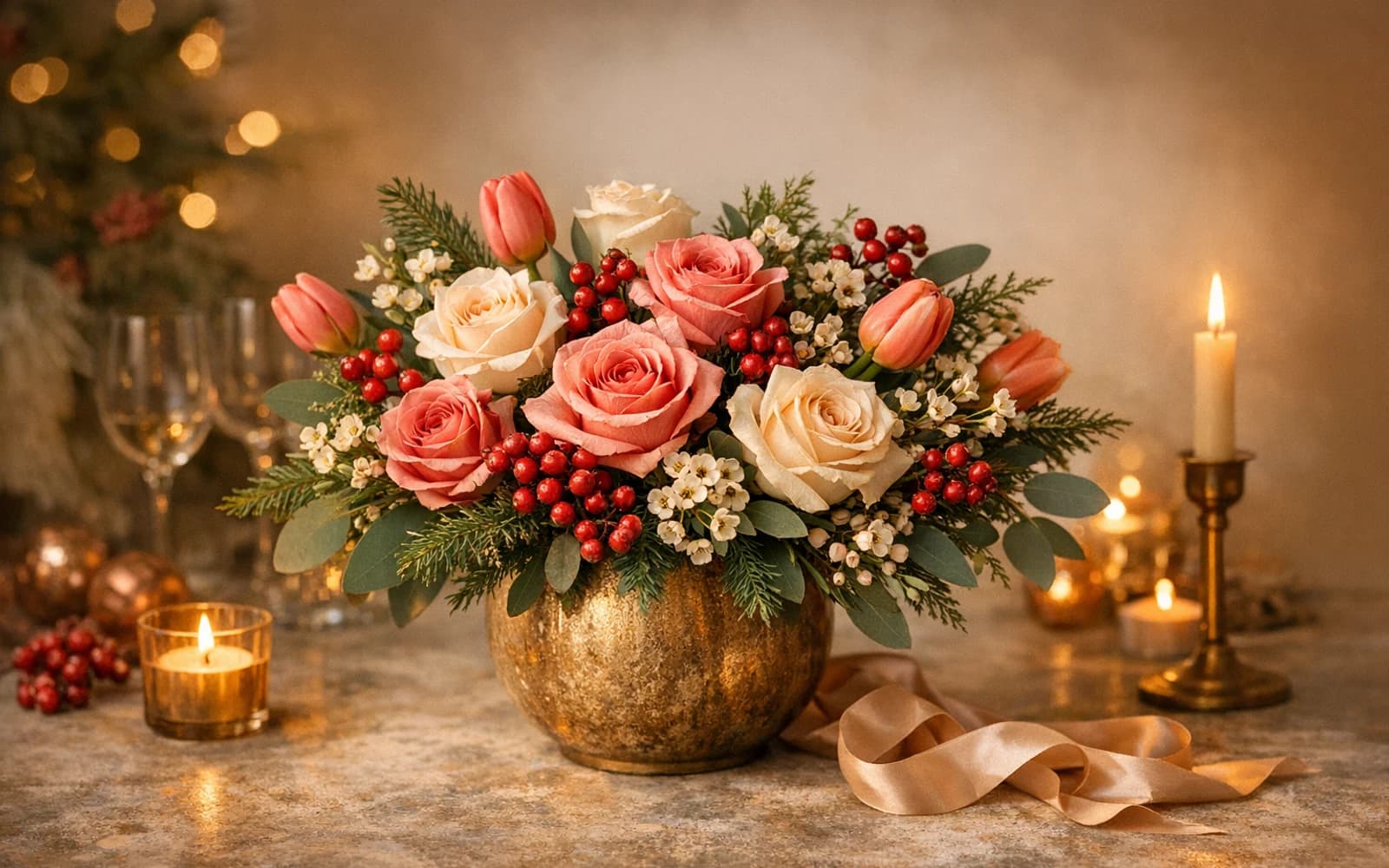 Seasonal flower specials image from Lina Flowers with rich color, festive detail, and premium floral styling