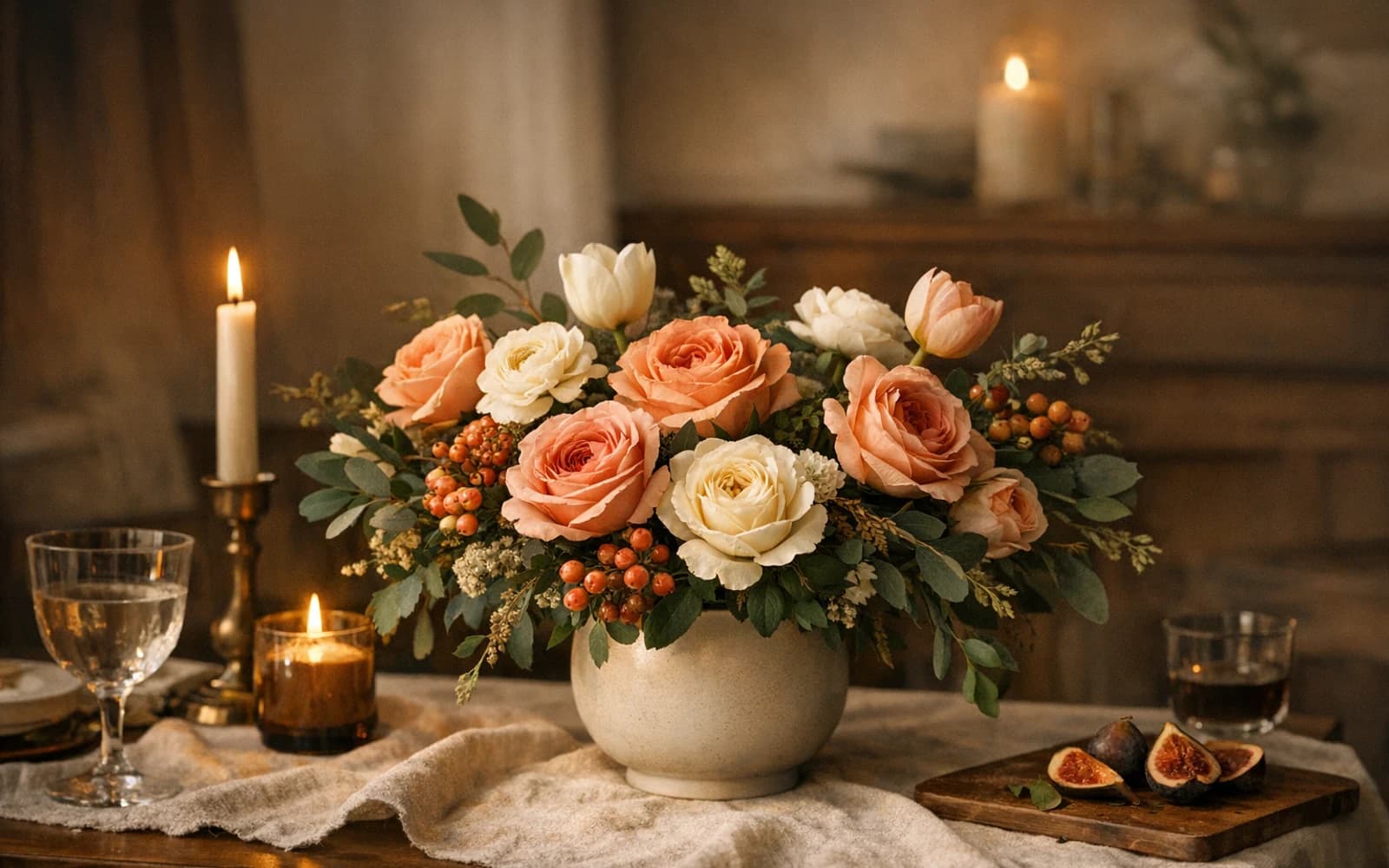 Studio City flower delivery image from Lina Flowers with editorial seasonal florals and stylish hosting atmosphere